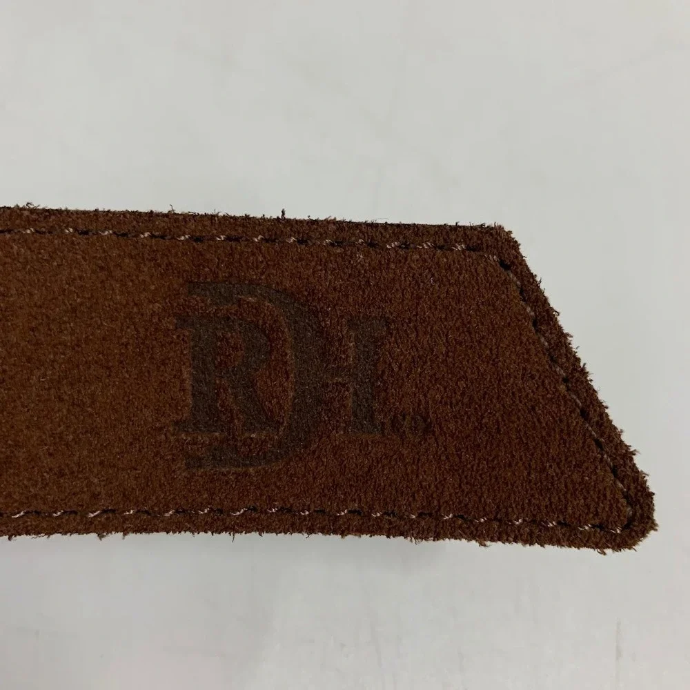 Red Dirt Hat Co Mens Brown Leather Southwestern Embossed Western‎ Belt 44.5 Inch